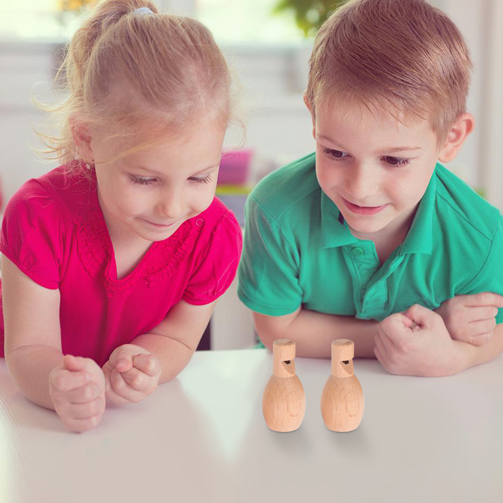 Musical Instrument Diy For Kids - 3 Buah Peluit Kayu Kecil Alat