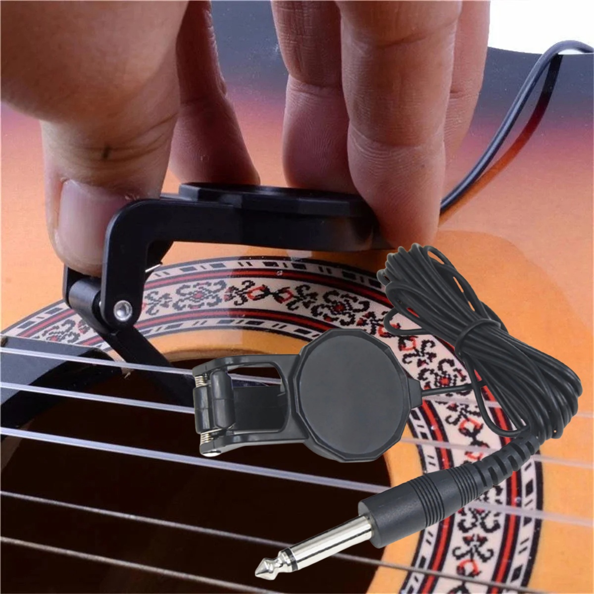 Musical Instrument Types - Audio Jack Clip On Pickup/2.5 M
