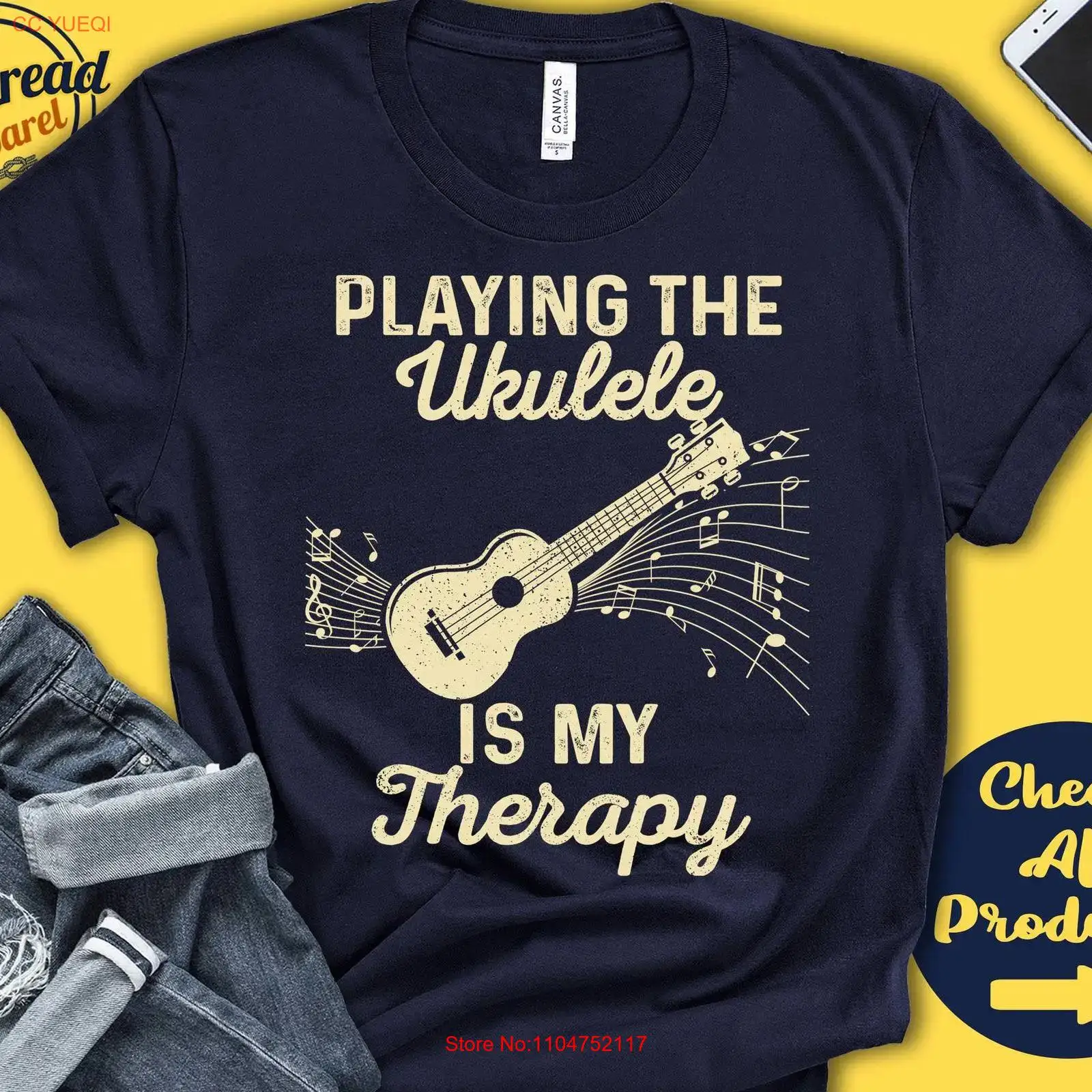 Musical Instrument Hawaii - Kaos Pemain Ukulele Hawaii Alat Musik
