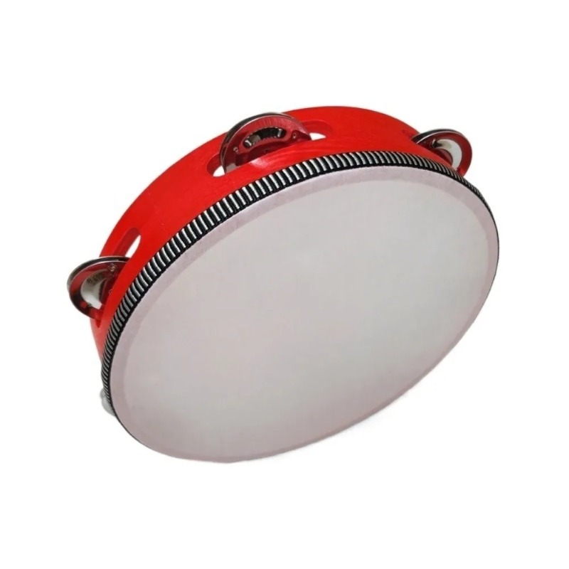 Musical Instrument Tambourine - Tamborin Kayu Genggam 4/6/8/10 Inci dengan