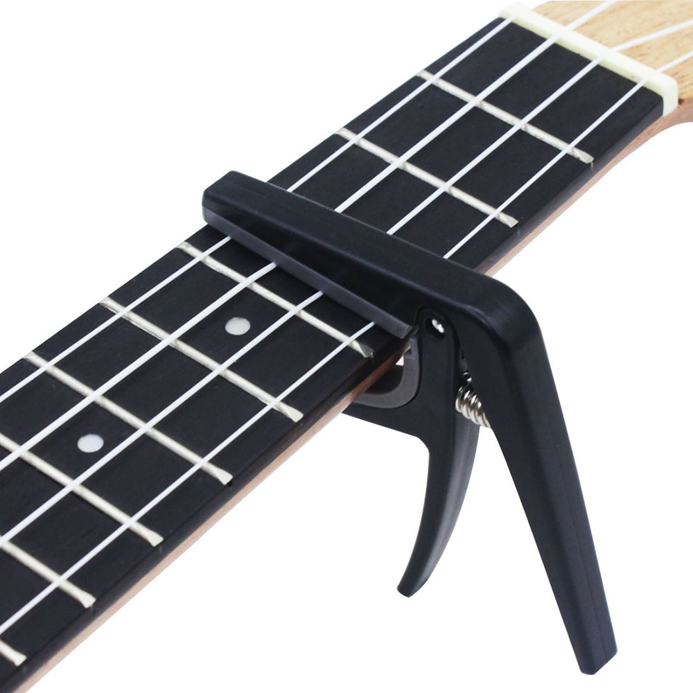 Musical Instrument Hawaii - Klem Penyetel Gitar Capo Ukulele Hitam