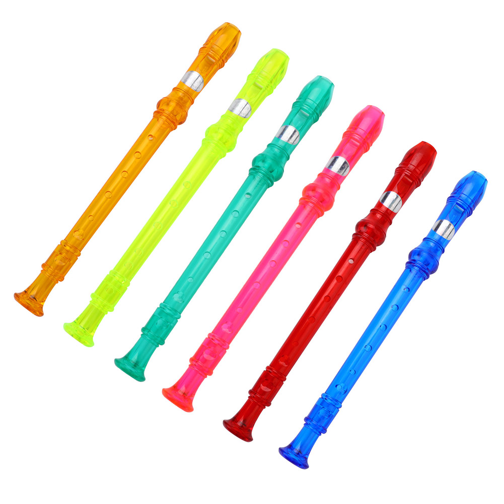 Soprano Recorder Plastic - Pita Suara Transparan 8 Lubang untuk