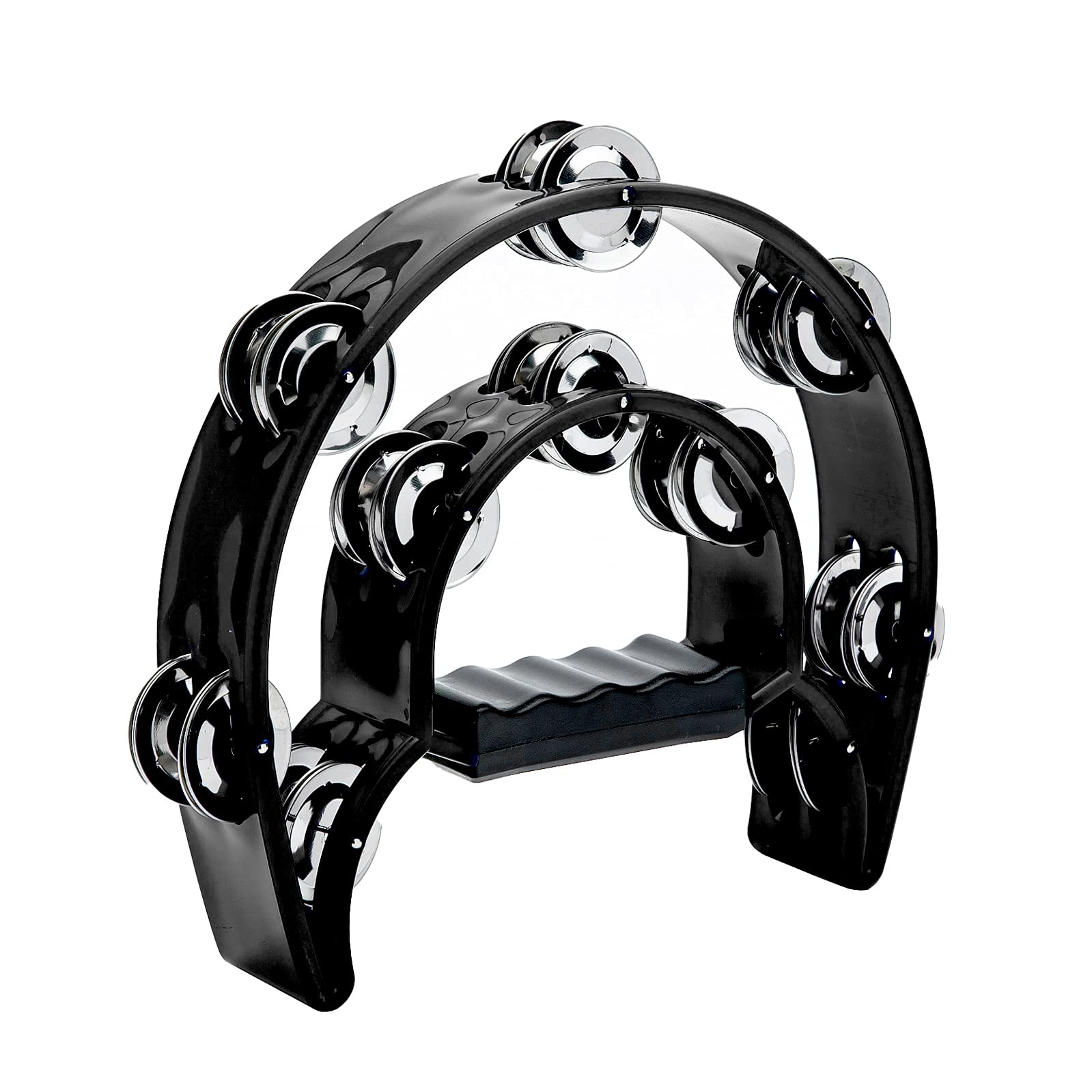 Musical Instrument Tambourine - Tamborine Double Row Metal jingle Hand
