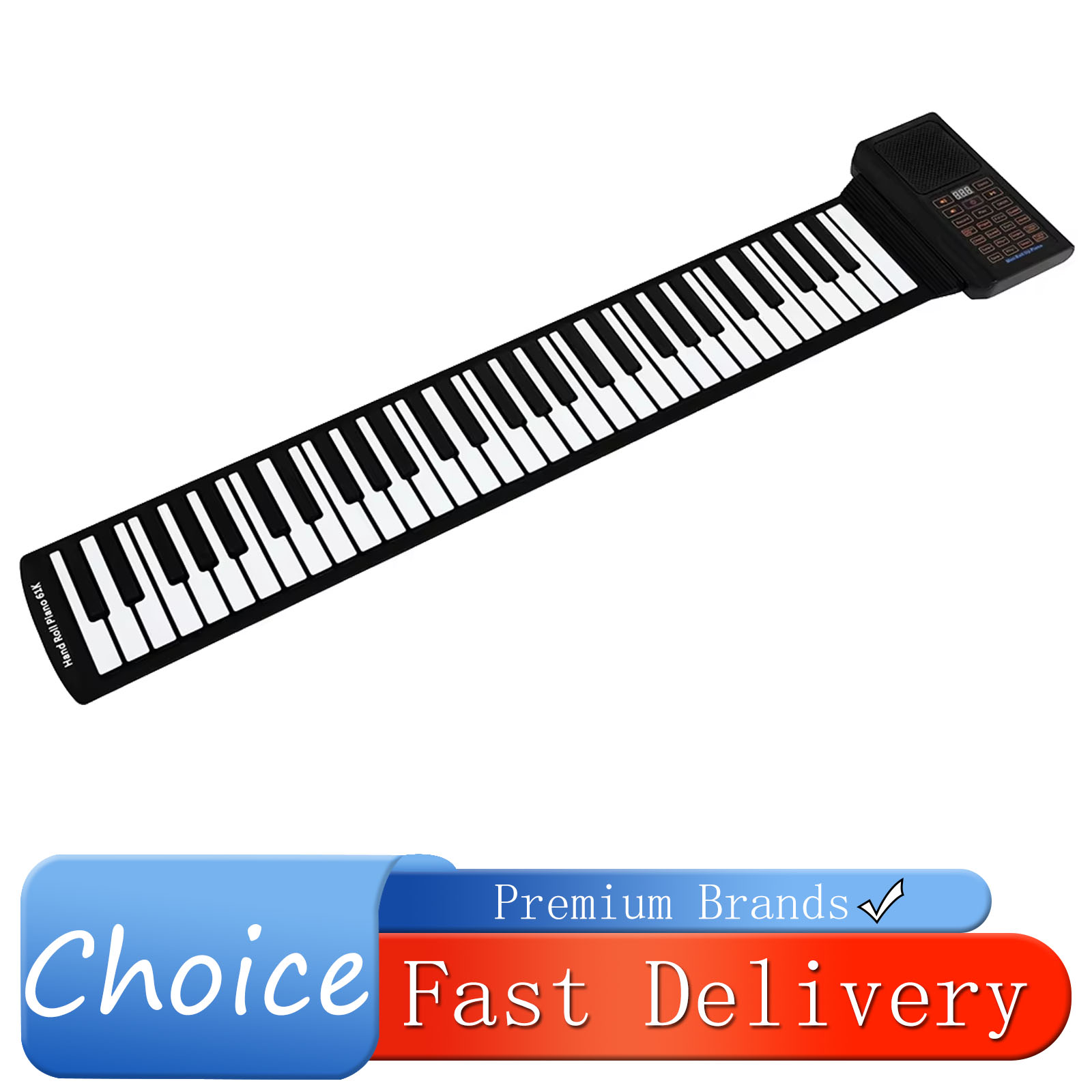Musical Instrument Of Keyboard - 61 Tombol Piano Mini Gulung Silikon