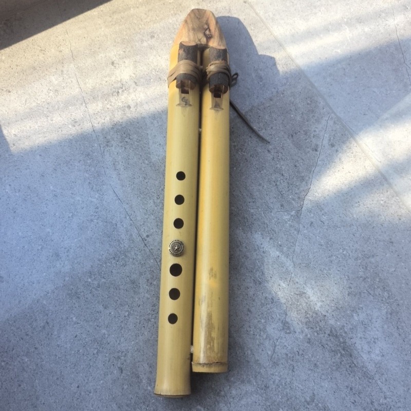 Musical Instrument Indian - Seruling Ganda GA Key Buatan Tangan,