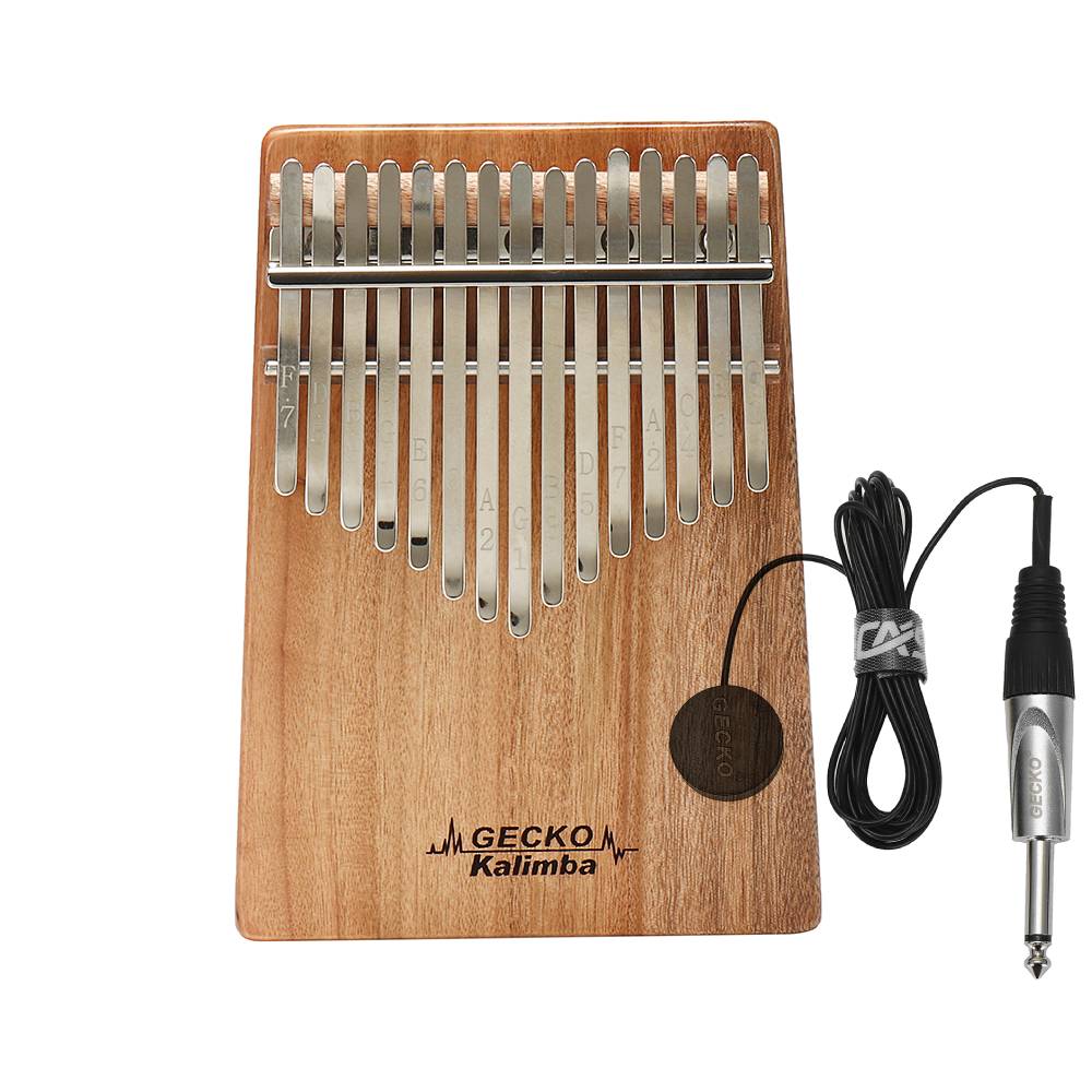 Musical Instrument Of Keyboard - GECKO 15 Key Kalimba G Tone