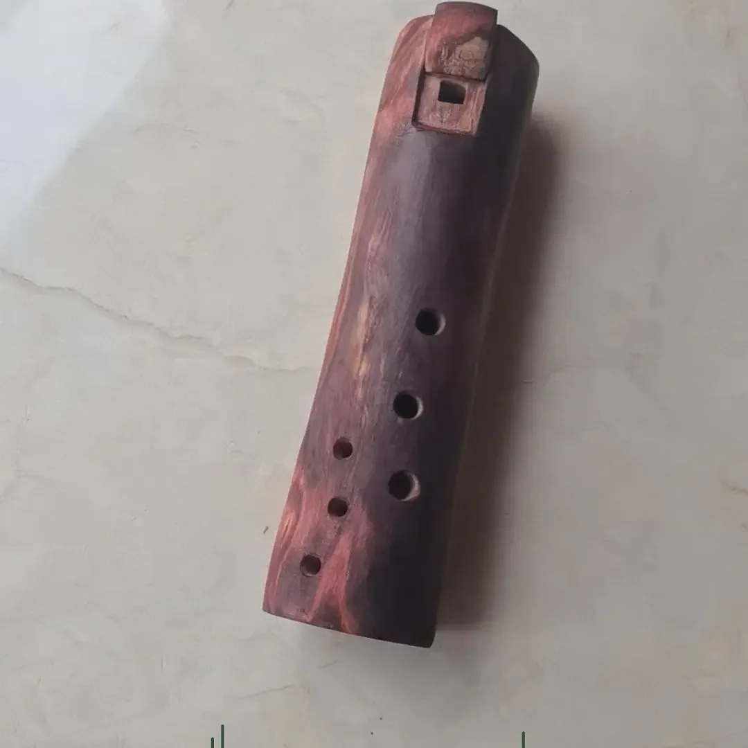 Musical Instrument Indian - Seruling kayu buatan tangan Hainan huanghuali