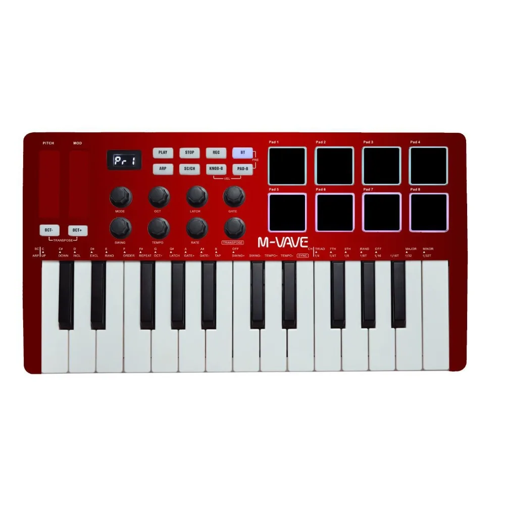 Musical Instrument Of Keyboard - M-VAVE MIDI 25-Key USB MIDI Keyboard