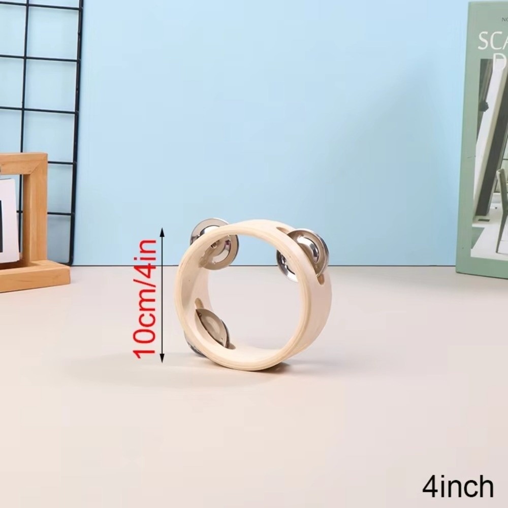 Musical Instrument Tambourine - Drum Tangan Baru 4/6/7/8/10 Inci, Alat