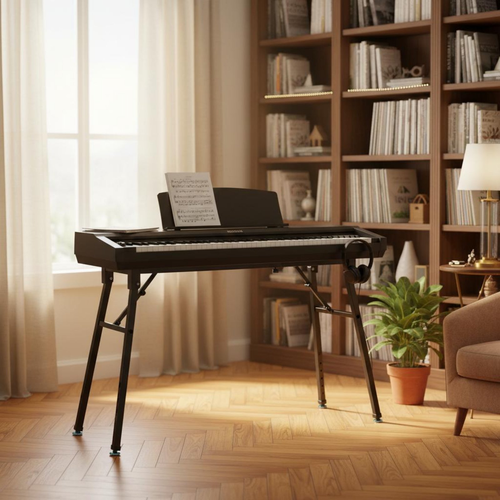 Dudukan Keyboard Lipat Portabe - Musical Instrument Of Keyboard ulasan dan harga