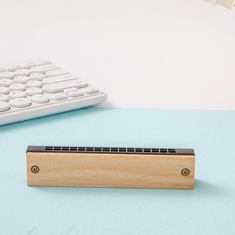 Harmonika Kayu Putih DIY 16 Lu - Musical Instrument Diy For Kids ulasan dan harga