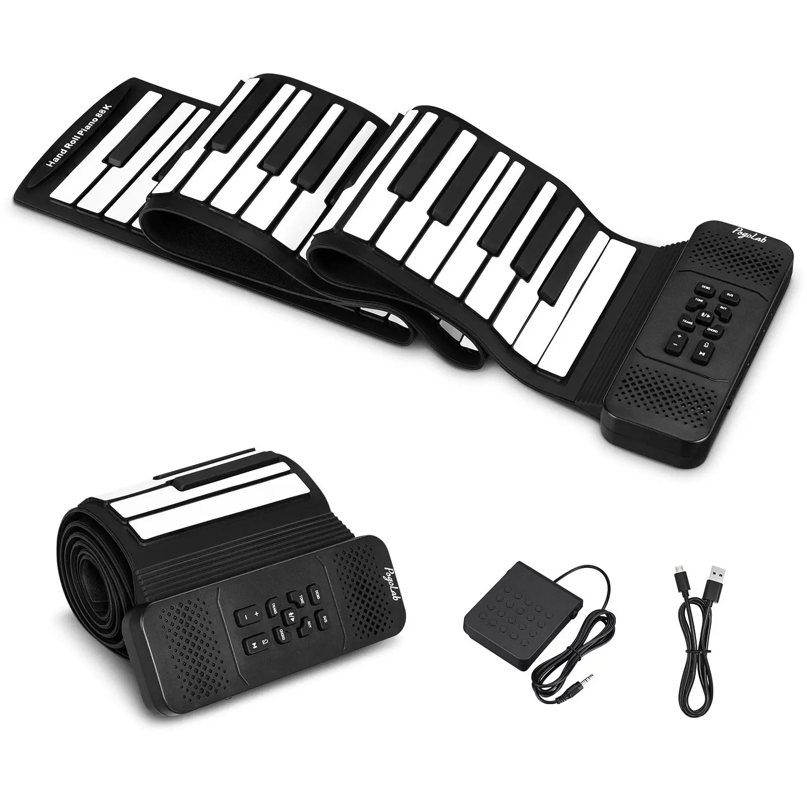 Pogolab 88 Tuts Piano Gulung T - Musical Instrument Of Keyboard ulasan dan harga