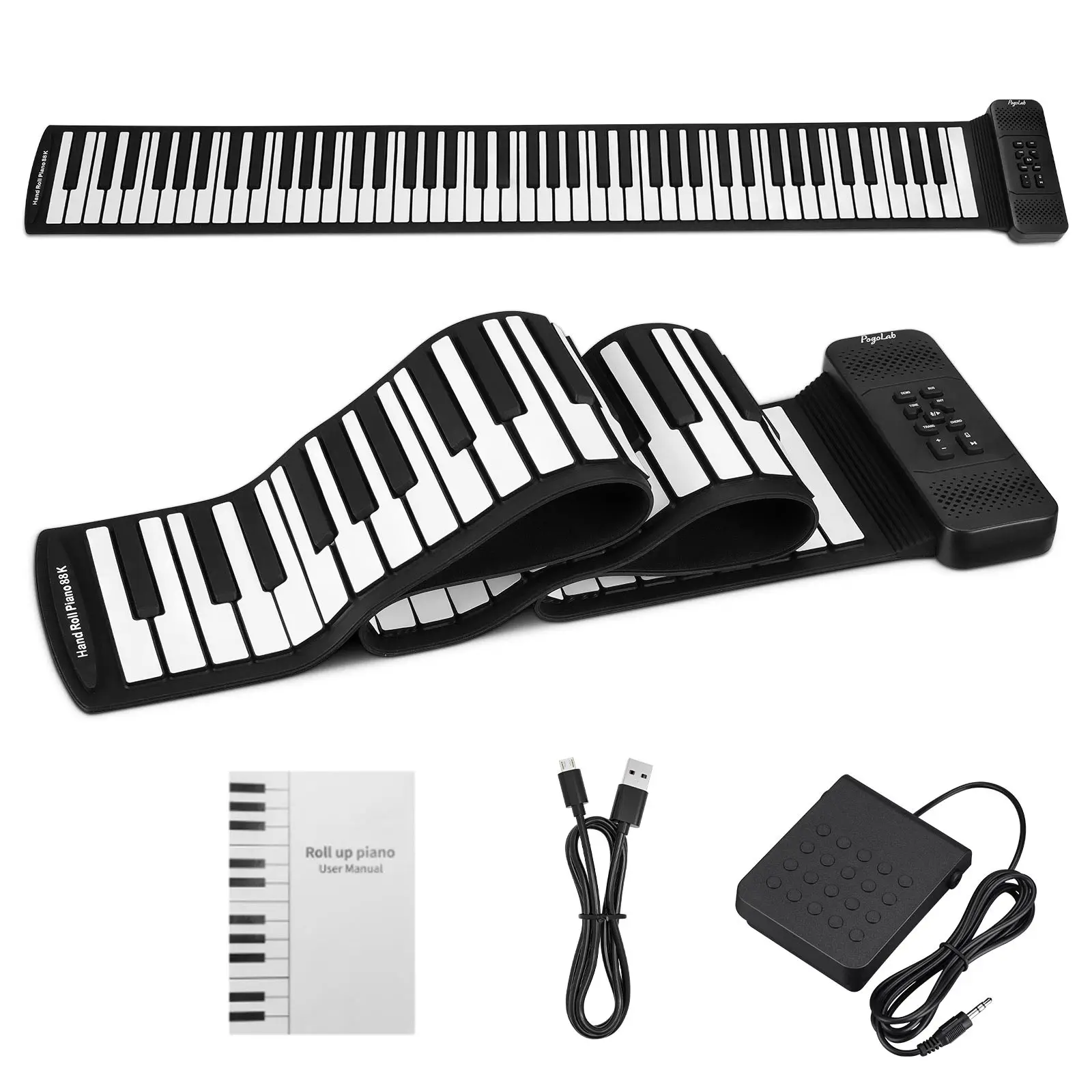 Pogolab 88 Tuts Piano Gulung T - Musical Instrument Of Keyboard ulasan dan harga
