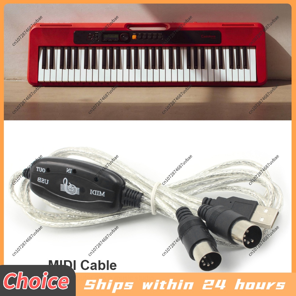 Kabel MIDI Profesional USB IN- - Musical Instrument Of Keyboard ulasan dan harga