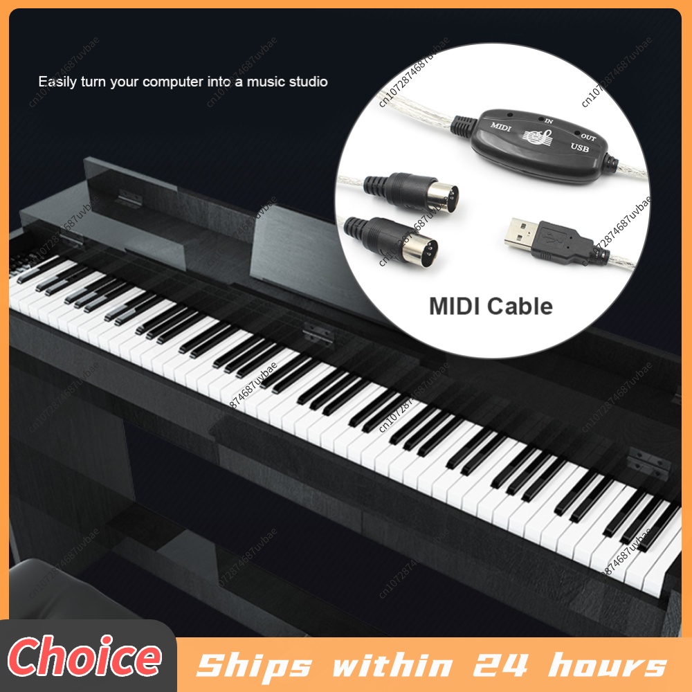 Kabel MIDI Profesional USB IN- - Musical Instrument Of Keyboard ulasan dan harga