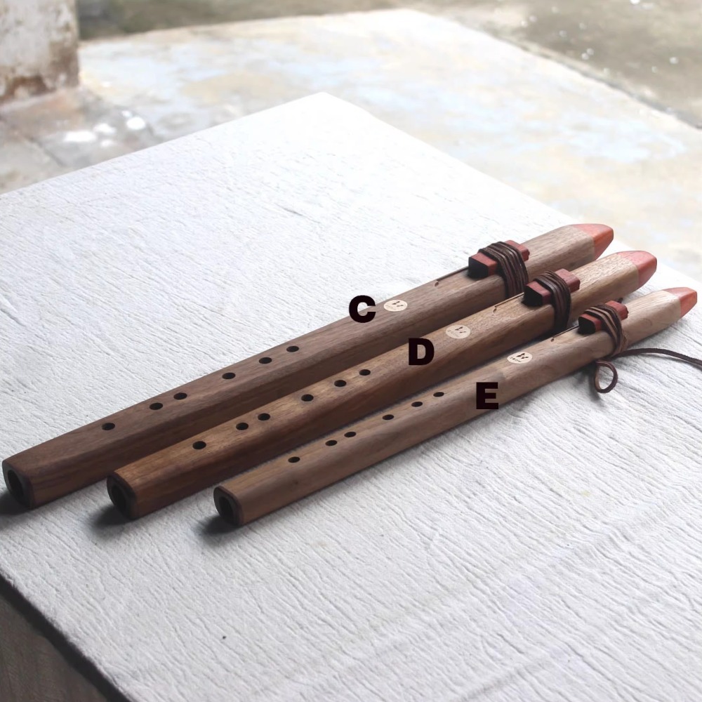 Seruling Kayu Vertikal Nada B/ - Musical Instrument Indian ulasan dan harga
