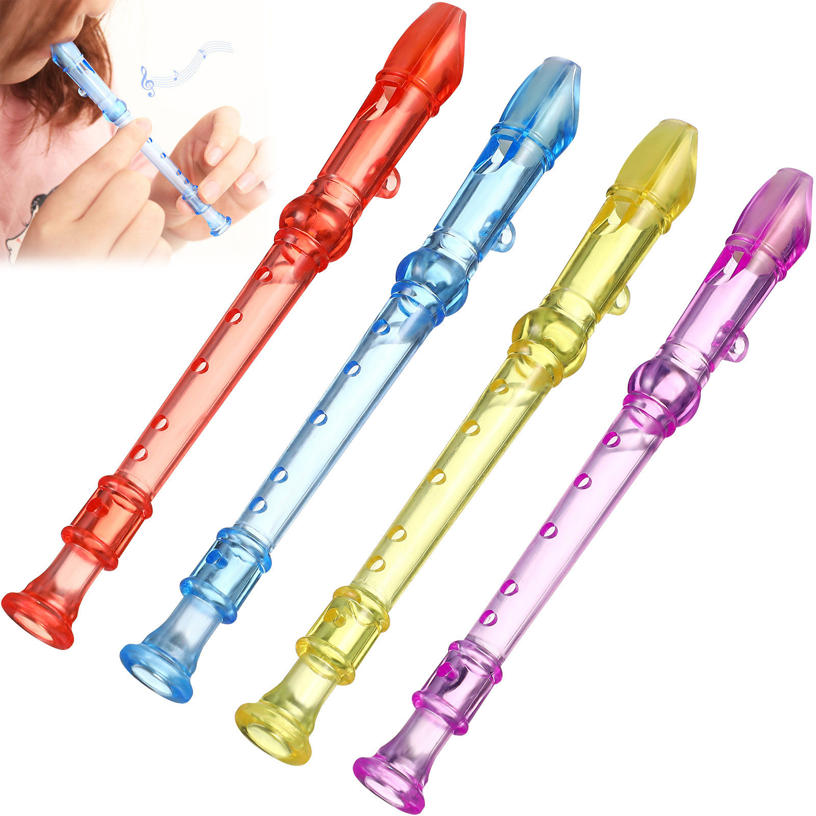 12 Buah Alat Musik Rekorder An - Soprano Recorder Plastic ulasan dan harga