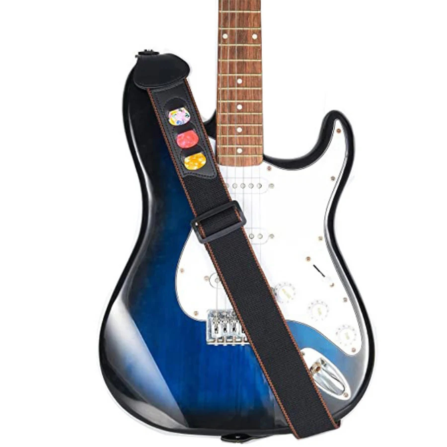 7 buah/set tali gitar hitam PU - Musical Instrument Types ulasan dan harga