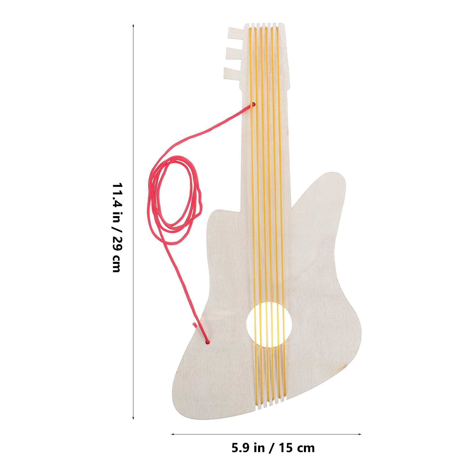 4 Set Gitar Kayu untuk Kerajin - Musical Instrument Diy For Kids ulasan dan harga