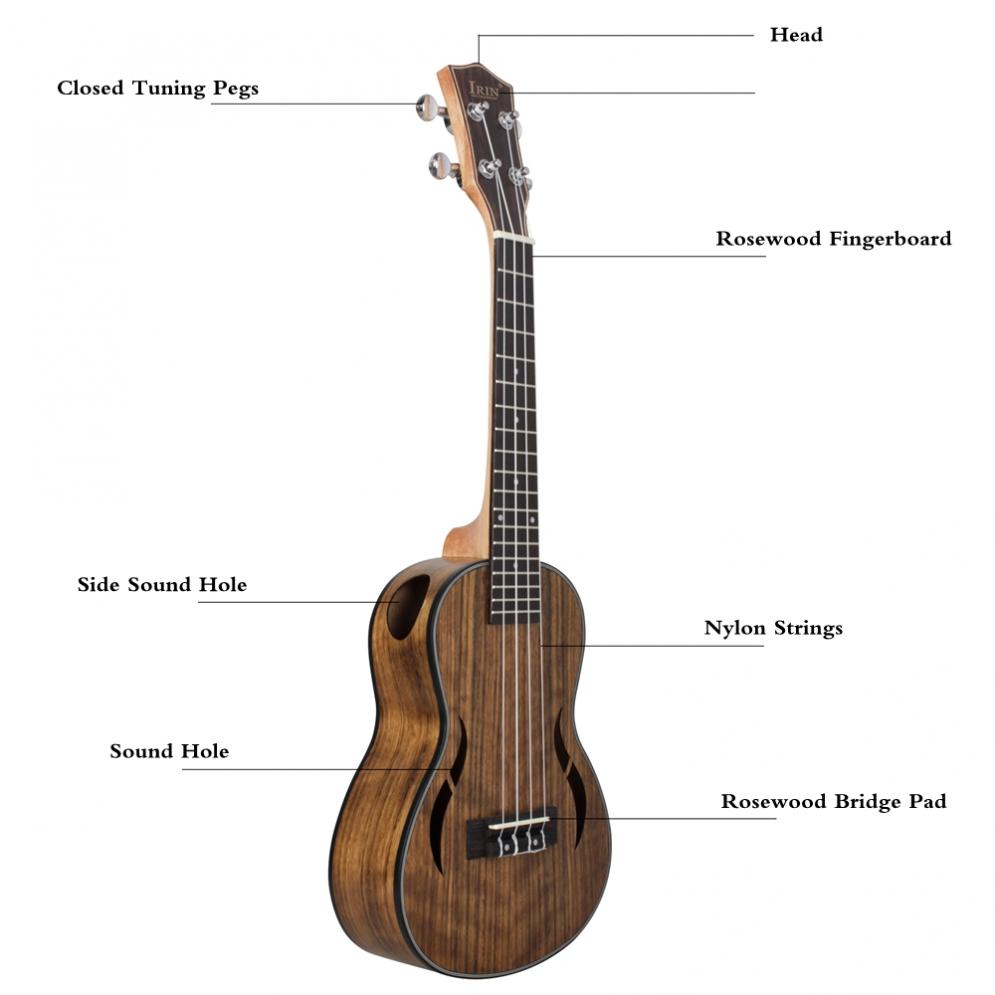 1 Buah Ukulele 23 / 26 Inci Ko - Musical Instrument Hawaii ulasan dan harga
