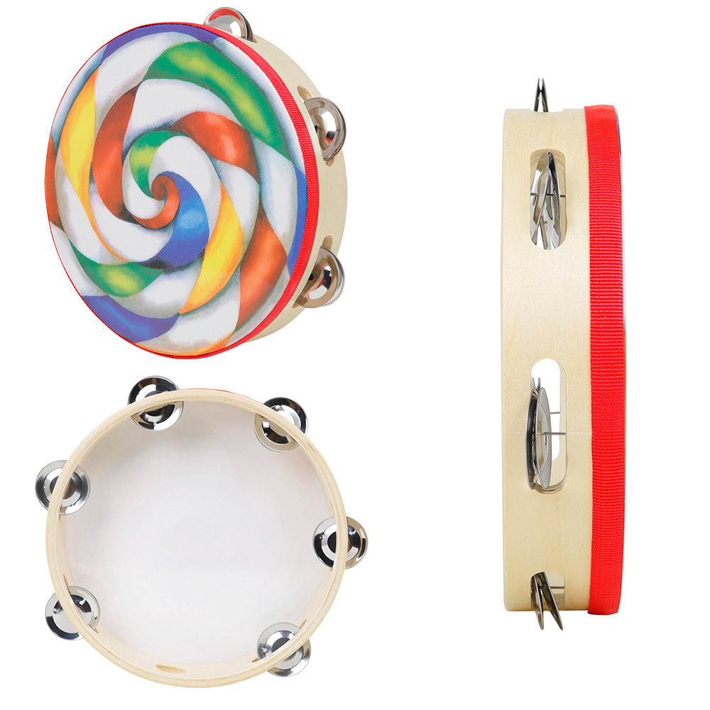 Orff Rebana Tangan 8 Inci Reba - Musical Instrument Tambourine ulasan dan harga