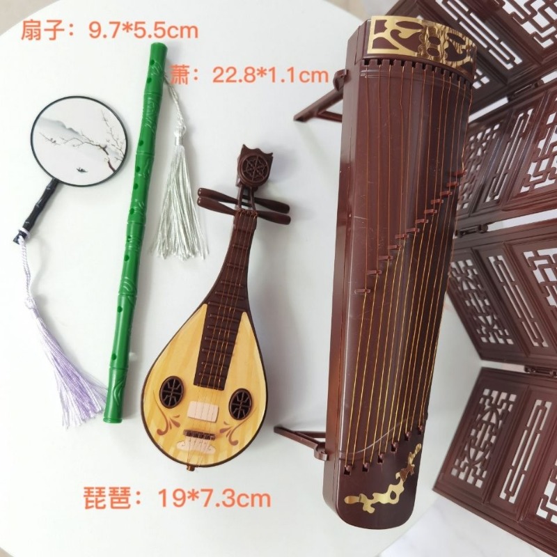 Aksesori boneka antik alat per - Musical Instrument Xiao ulasan dan harga