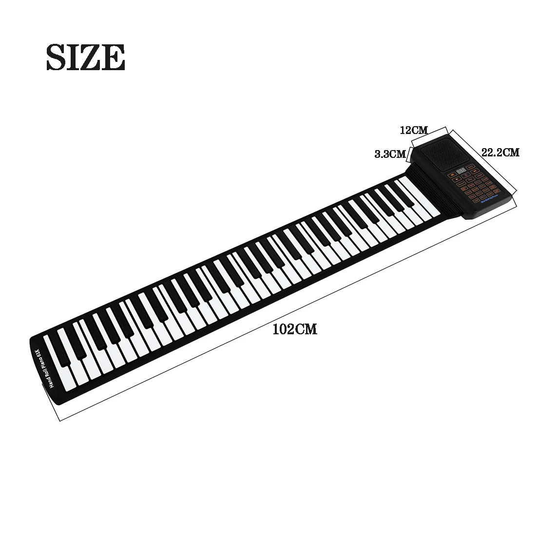 61 Tombol Piano Mini Gulung Si - Musical Instrument Of Keyboard ulasan dan harga