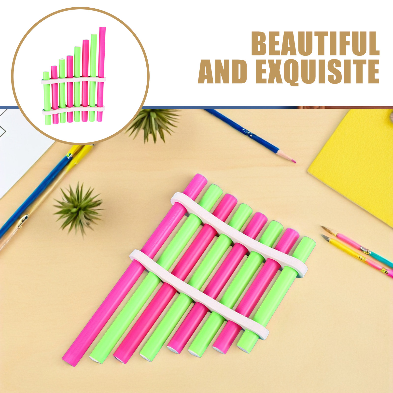2Set Panpipe DIY Kit Alat Musi - Musical Instrument Diy For Kids ulasan dan harga