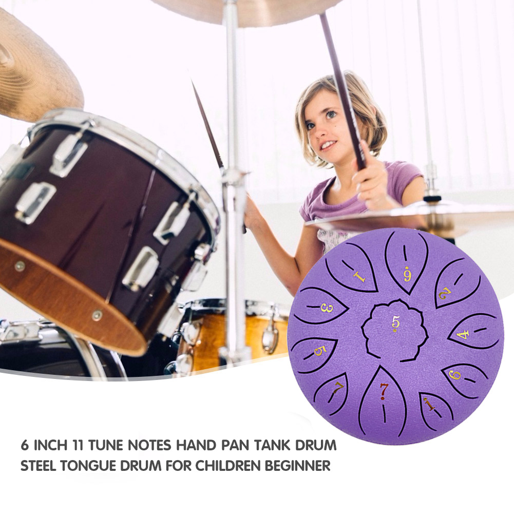 Glucophone Steel Tongue Drum 6 - Musical Instrument Types ulasan dan harga
