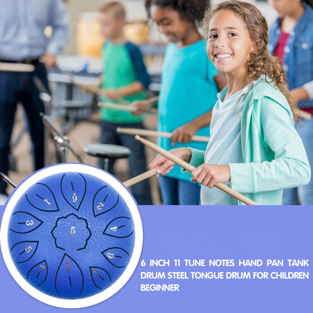 Glucophone Steel Tongue Drum 6 - Musical Instrument Types ulasan dan harga