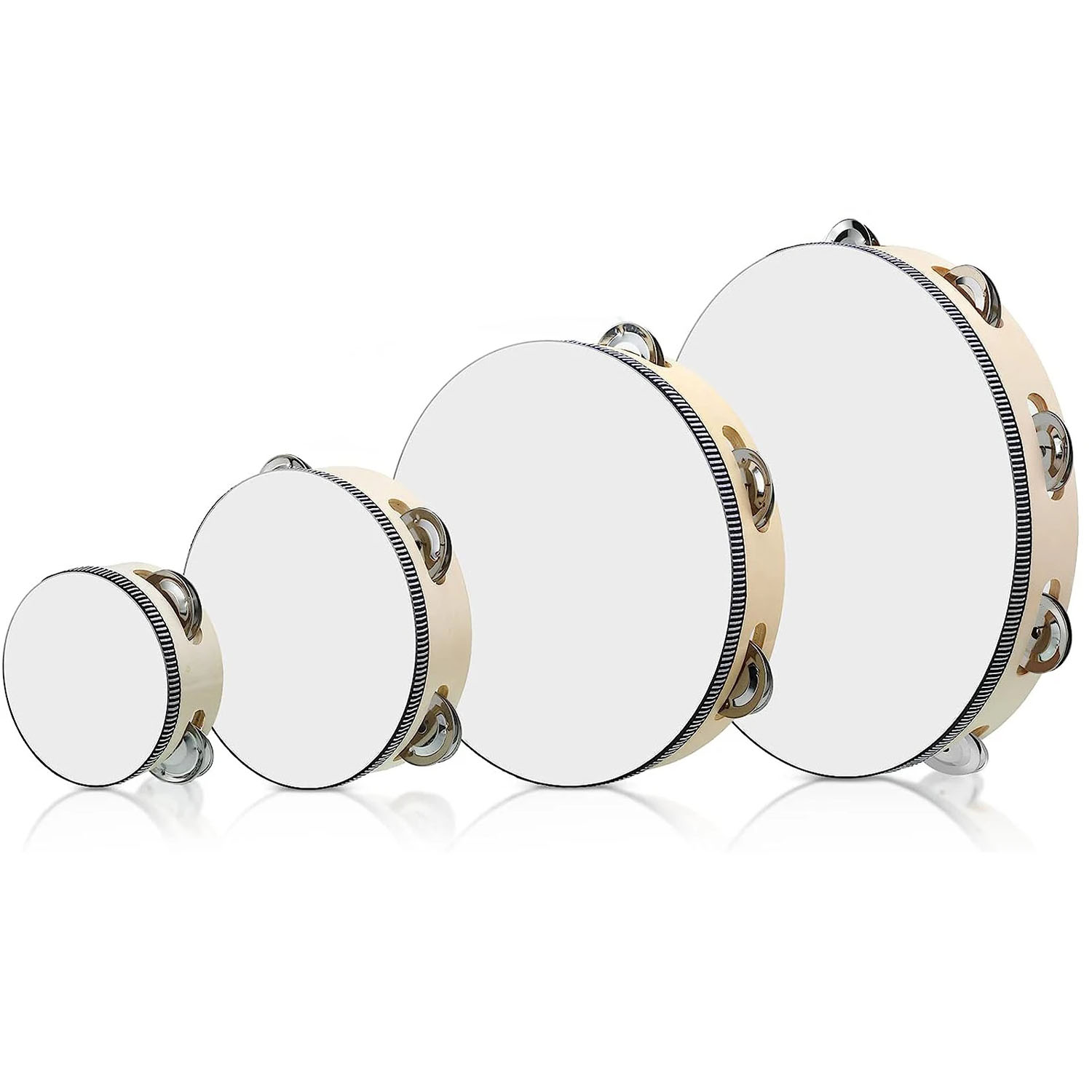 Miwayer Rebana Kayu dengan Lon - Musical Instrument Tambourine ulasan dan harga