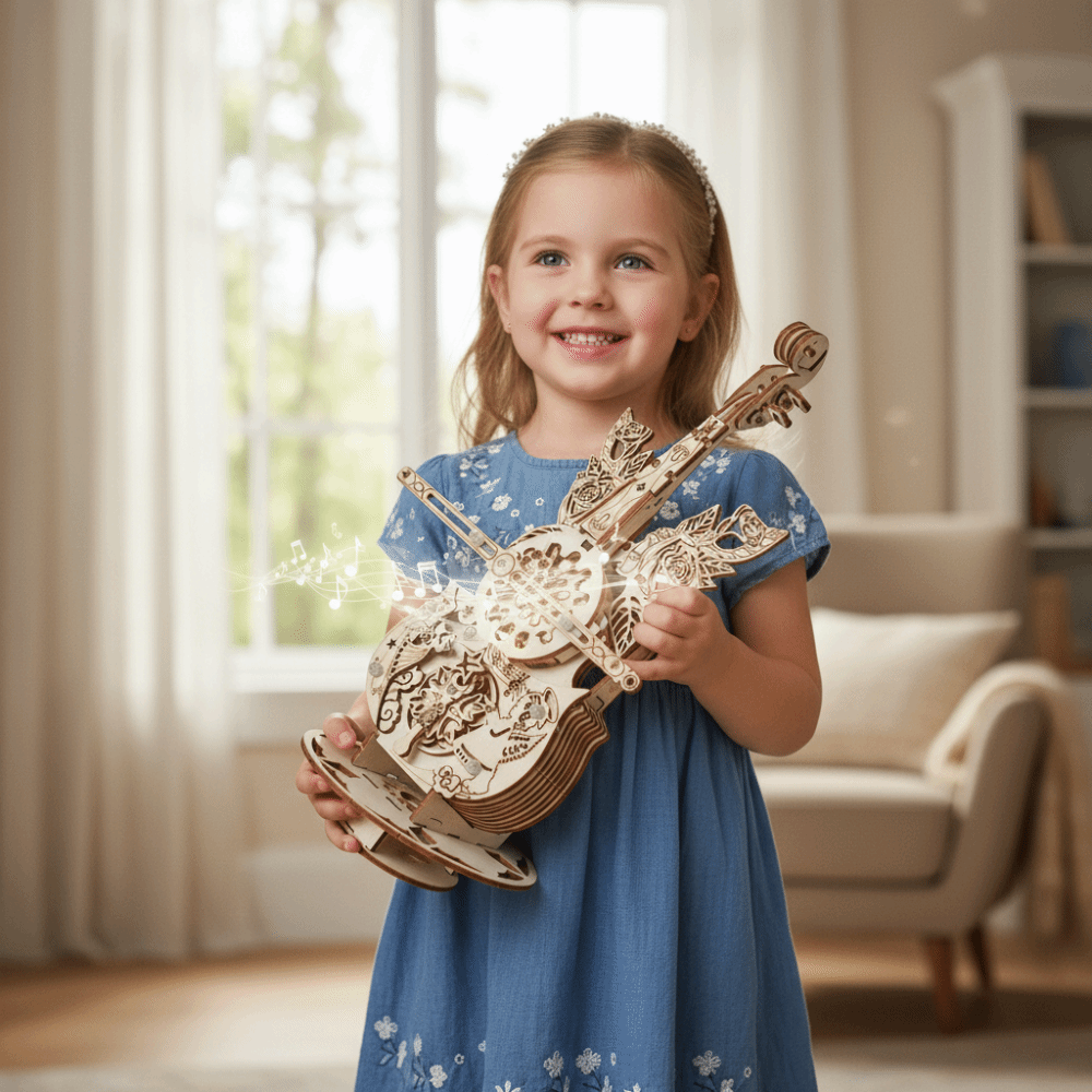 Untuk Anak-anak, Puzzle 3D yan - Musical Instrument Diy For Kids ulasan dan harga
