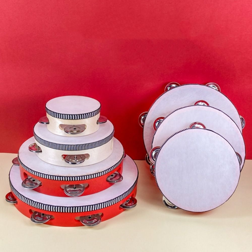 Drum Genggam 4/6/8/10 Inci Dru - Musical Instrument Tambourine ulasan dan harga