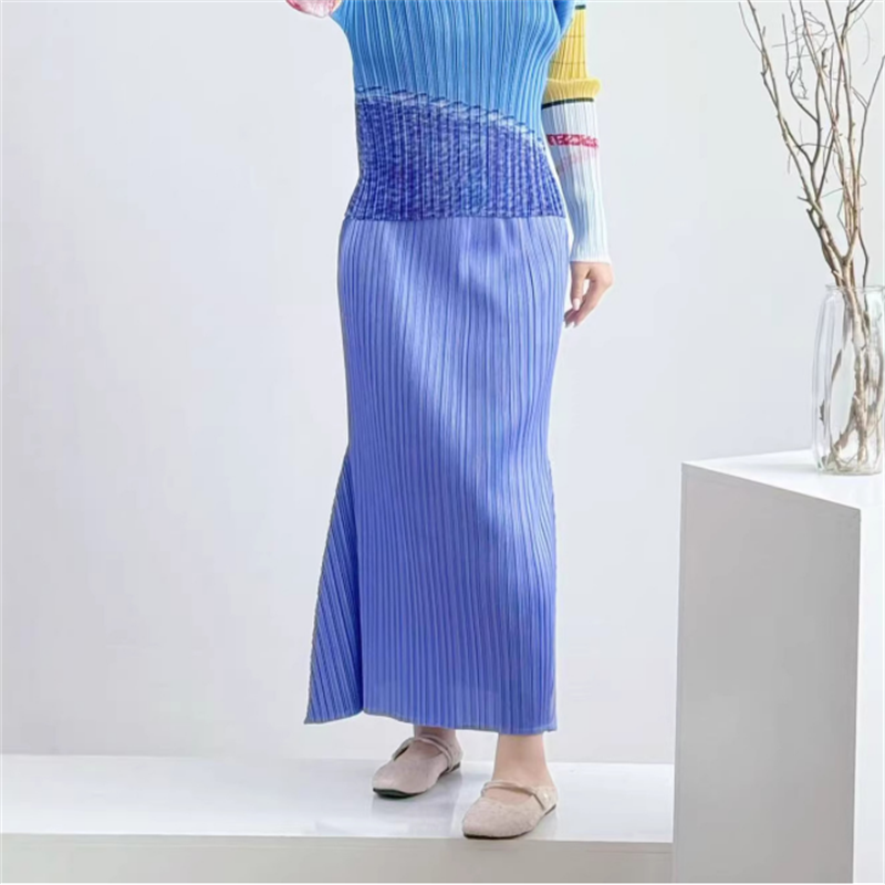 Rok Lipit Wanita Miyake Kasual - Musical Instrument Japanese ulasan dan harga