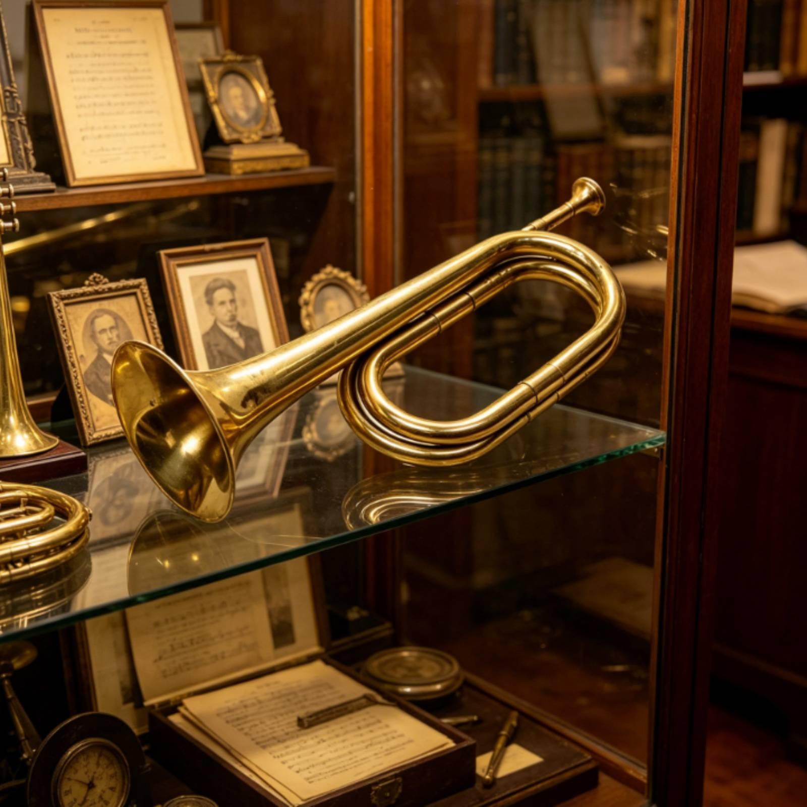 Terompet Klasik Bugle Brass, I - Musical Instrument Horn ulasan dan harga