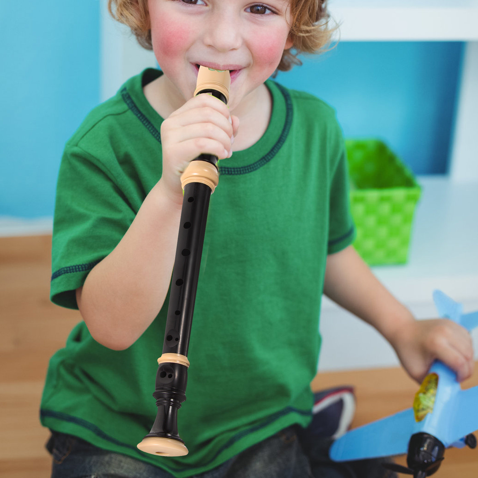 1Set Alat Musik Tiup Plastik S - Soprano Recorder Plastic ulasan dan harga