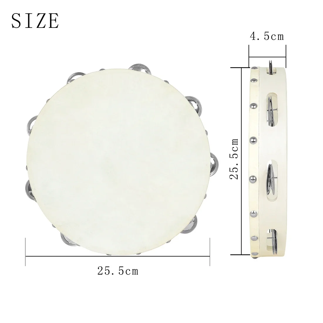 IRIN Tamborin 10 Inci Kulit Do - Musical Instrument Tambourine ulasan dan harga