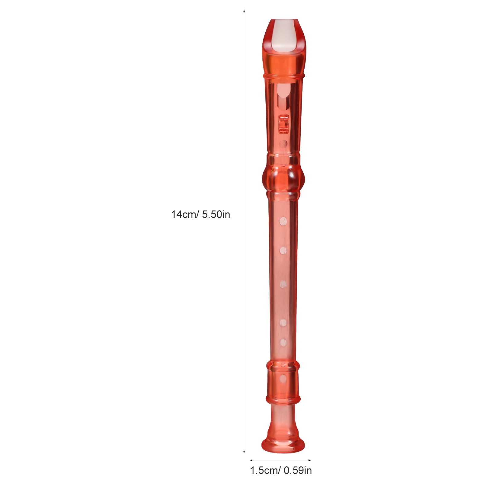 8 Buah Instrumen Seruling Klar - Soprano Recorder Plastic ulasan dan harga
