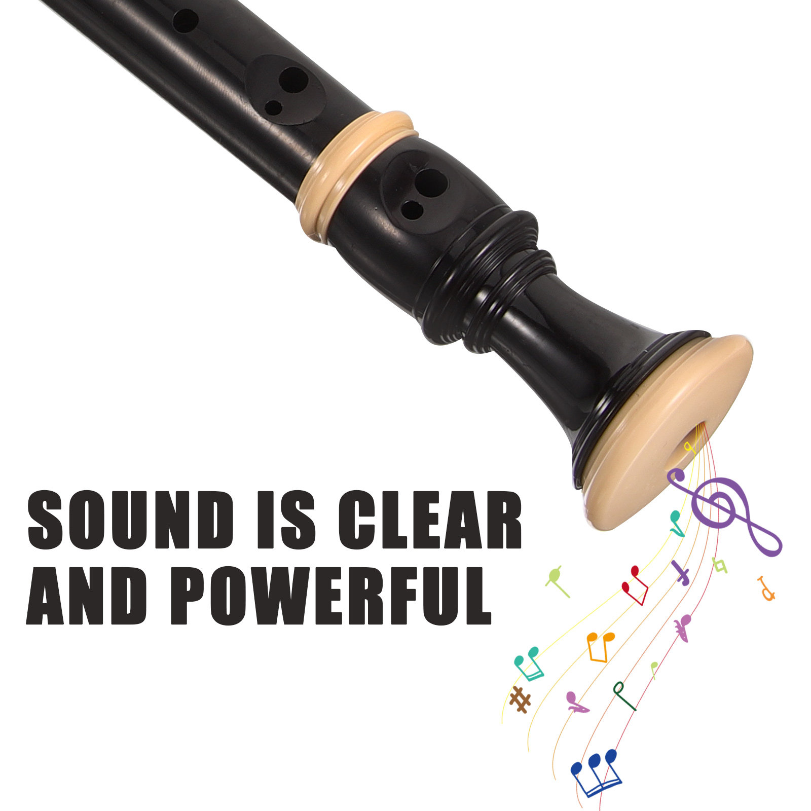 1Set Perekam Suara Soprano 8 L - Soprano Recorder Plastic ulasan dan harga