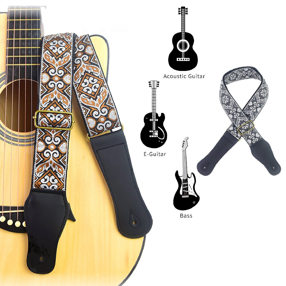 Tali Gitar Bordir Cetak Gaya E - Musical Instrument Types ulasan dan harga