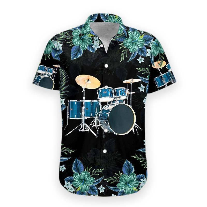 Kaus pantai grafis instrumen m - Musical Instrument Hawaii ulasan dan harga