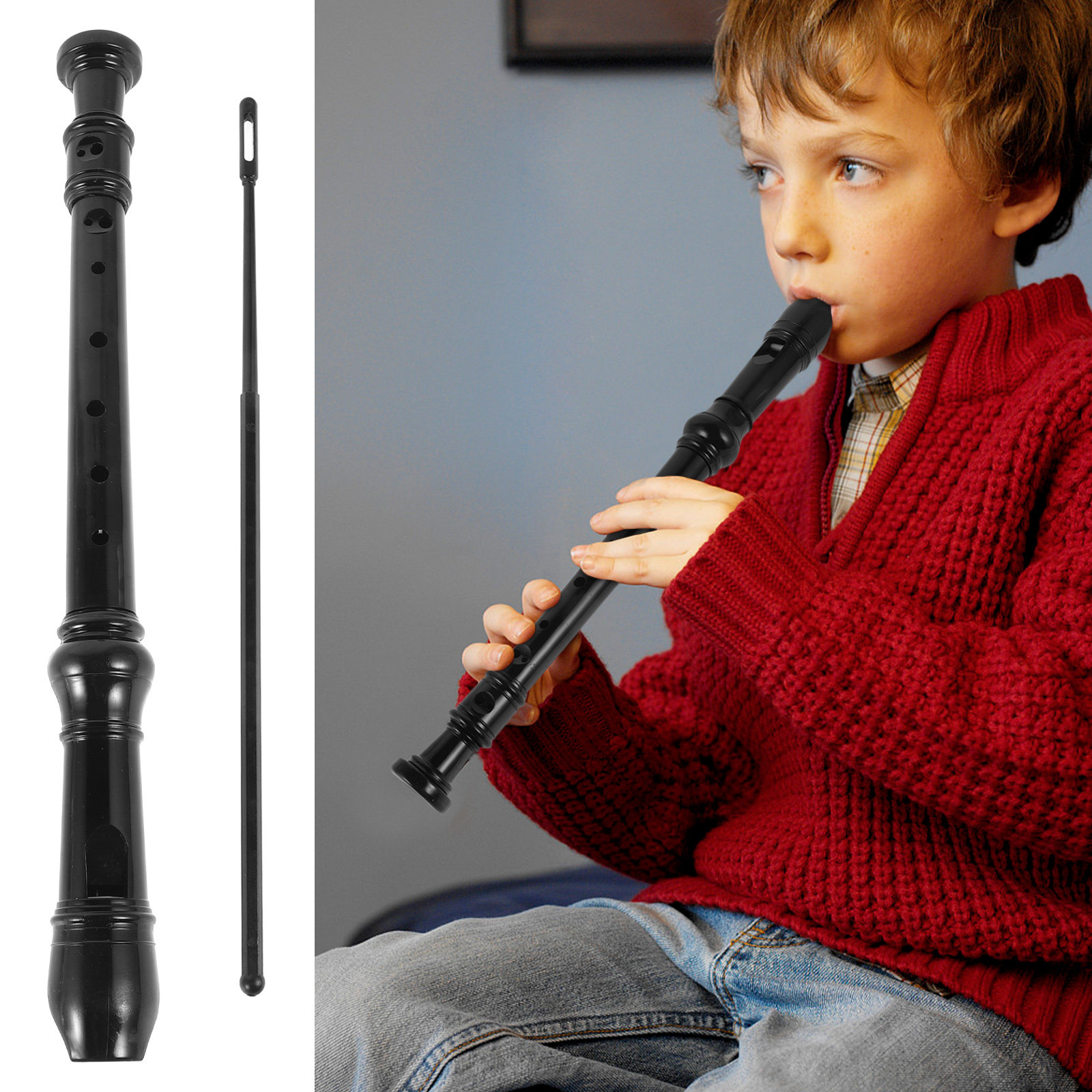 Suling Soprano Transparan Hita - Soprano Recorder Plastic ulasan dan harga